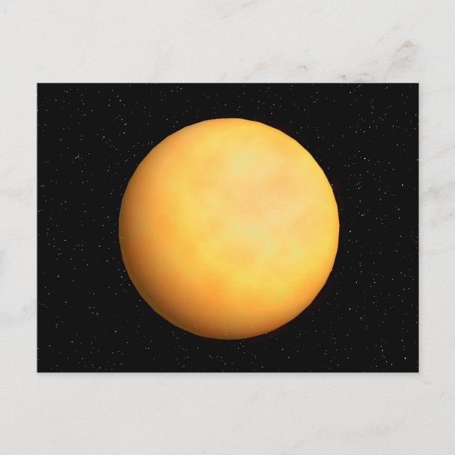 Sonne aus dem Weltall Postkarte (Vorderseite)