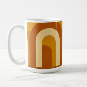 Sonne & Bögen Mid-Century-Modern geometrisches Des Kaffeetasse