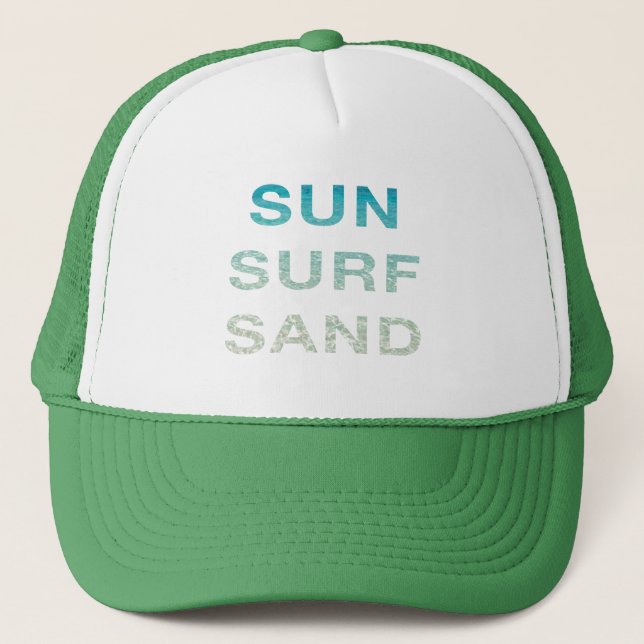 SONNE-BRANDUNGS-SAND TRUCKERKAPPE (Vorderseite)