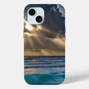 Sonne bricht durch Wolken über Meer Case-Mate iPhone Hülle
