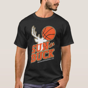 Sonne eines schwarzen Basketballs Jagd 2021 T-Shirt