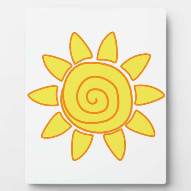 Sonne Fotoplatte (Vorderseite)