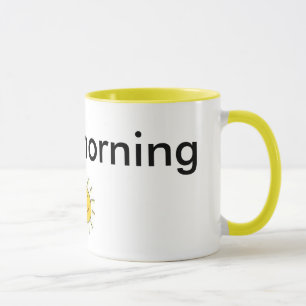 Sonne, guter Morgen Tasse