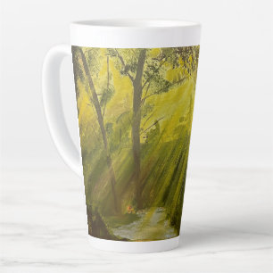 Sonne im Wald, von Gary Poling Milchtasse