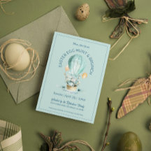 Sonne in einem Hot Ballon Basket mit Ostern-Blume