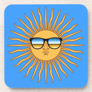 Sonne in Shades Untersetzer