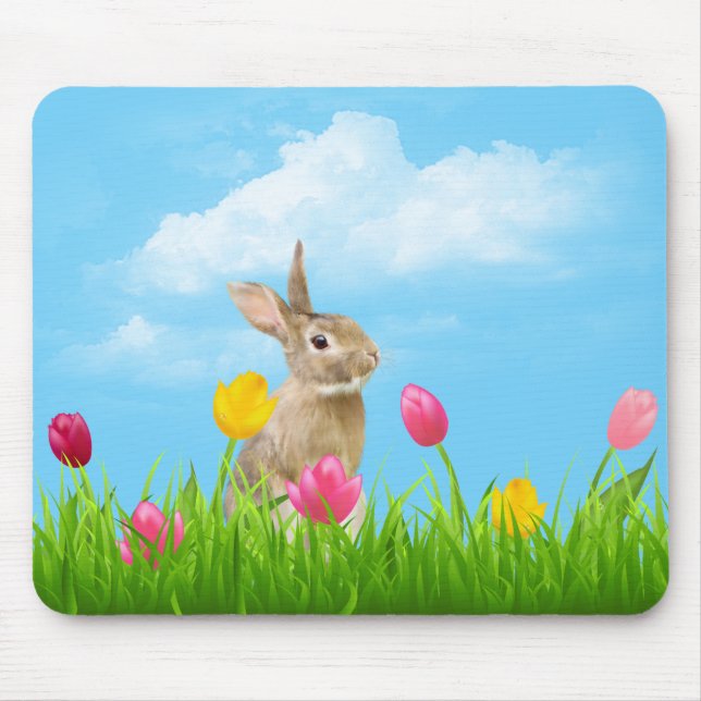 Sonne in Tulips Mousepad (Vorne)