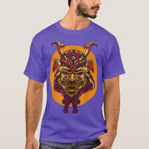 Sonne Japanischer Kriegerhelm Samurai-Maske (2) T-Shirt