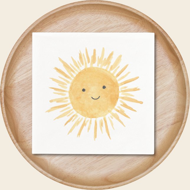 Sonne-Jungen-Geburtstagsfeier Serviette (Von Creator hochgeladen)