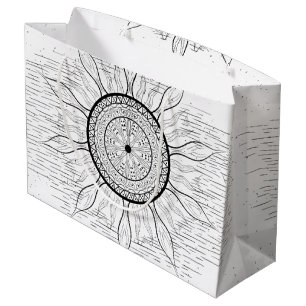 Sonne-Mandala 1 Große Geschenktüte