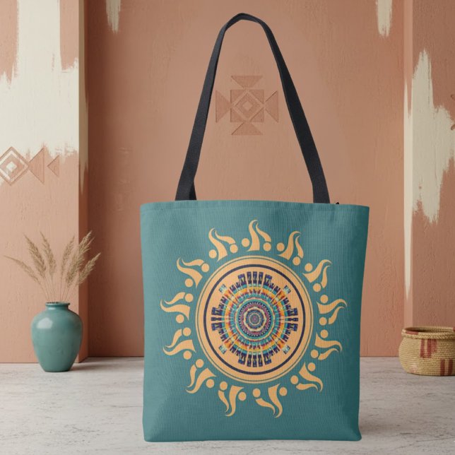 Sonne Mandala Tasche (Von Creator hochgeladen)