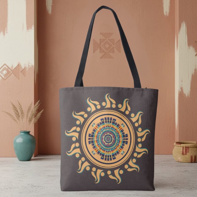 Sonne Mandala Tasche (Von Creator hochgeladen)