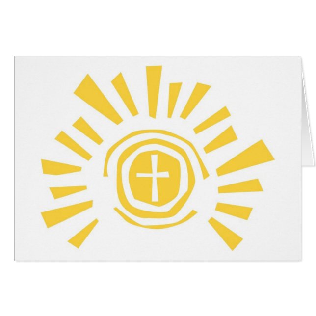 Sonne mit Cross Cut Out (Vorderseite (Horizontal))