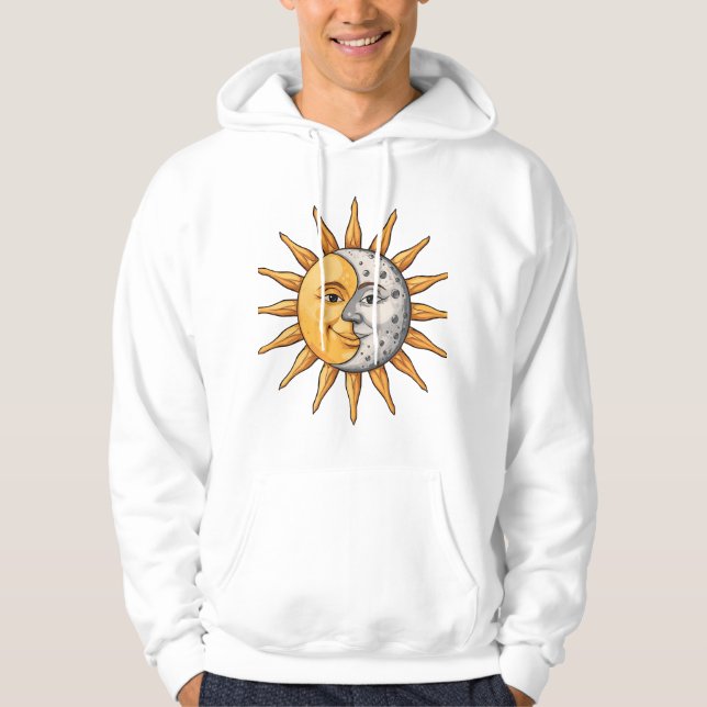 Sonne & Mond Hoodie (Vorderseite)