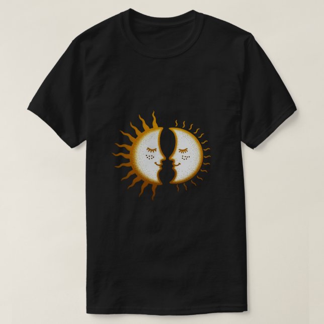 Sonne Mond Liebe T-Shirt (Design vorne)