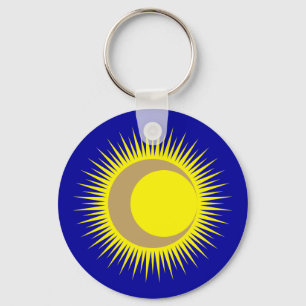 Sonne Mond Schlüsselanhänger