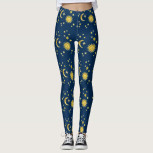 Sonne, Mond und Sterne Leggings