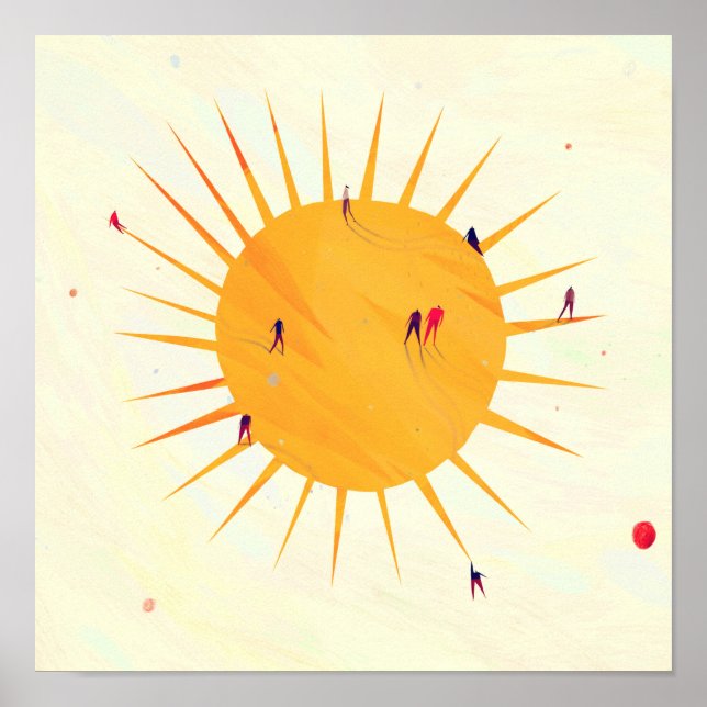 Sonne Poster (Vorne)
