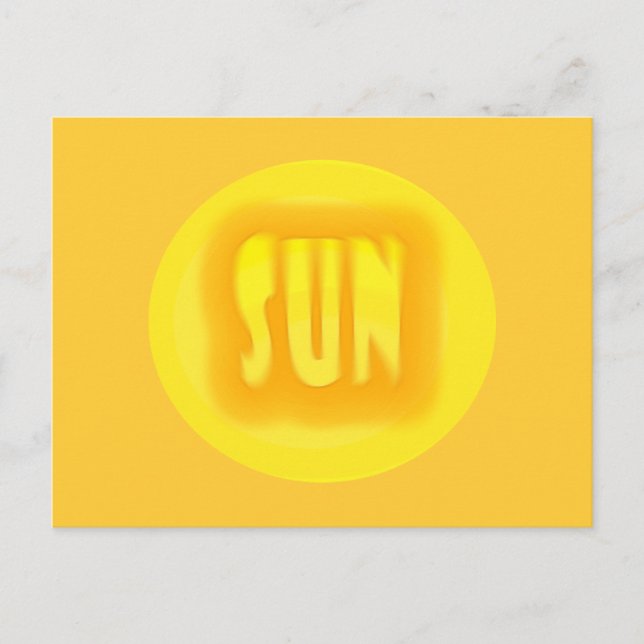 Sonne! Postkarte (Vorderseite)
