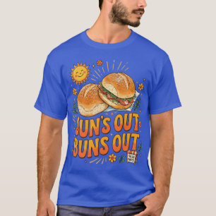 Sonne raus, Brötchen raus Fröhliches Retro-Sommer- T-Shirt