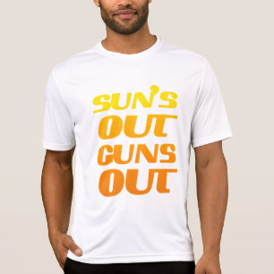 Sonne Raus, Kanonen Raus Fitness und Gym T-Shirt