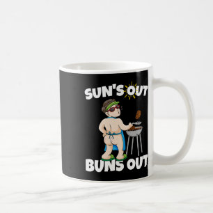 Sonne raus, Po raus I Rbecue Gegrilltes Schweinefl Kaffeetasse