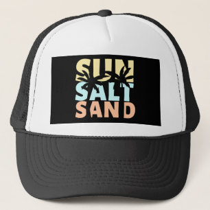 Sonne Salz Sand Strand Sommer Truckerkappe