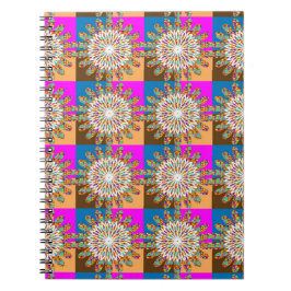 SONNE-Schein chakra Sonnenblumekunst durch Notizblock