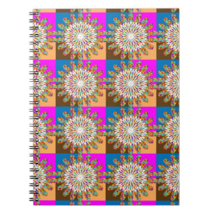 SONNE-Schein chakra Sonnenblumekunst durch Notizblock