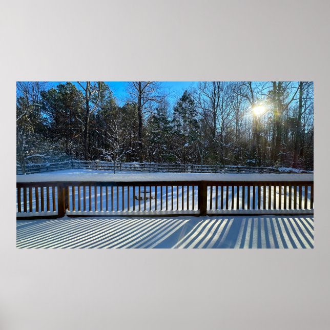 Sonne, Schnee & Schatten, Poster (Vorne)