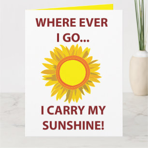 Sonne Sonnenblume Sonnenschein Sonne Karte