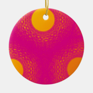 Sonne strahlt violette Lichter Keramik Ornament