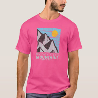 Sonne und Berge Gruß Wanderausrüstung T-Shirt