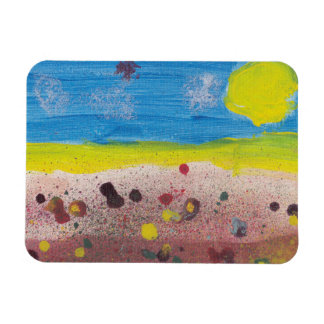 Sonne und Blume Magnet von Nate