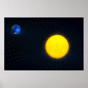Sonne und Erde Gravity Poster
