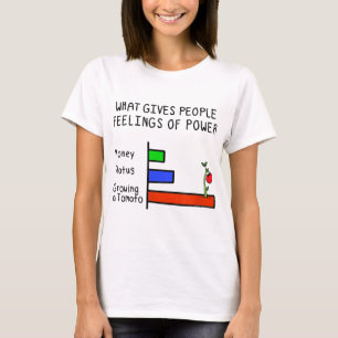 Sonne und Gemüse wachsen T-Shirt