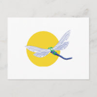 Sonne- und Libellen-Design