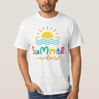 Sonne und Meer - Weiß der Menschen T-Shirt