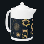 Sonne und Mond - Astronomie Hexe<br><div class="desc">Schönes Muster mit Schlange und Symbolen,  die Sie als einen Charme nutzen können. Magisches Shirt | Hexe | Mystical | TAROT | TAROT  | Mond und Sonne  | Sonne und Mond| Magie | Celestische Schlange   | Hexenliches Party  | HexenParty</div>
