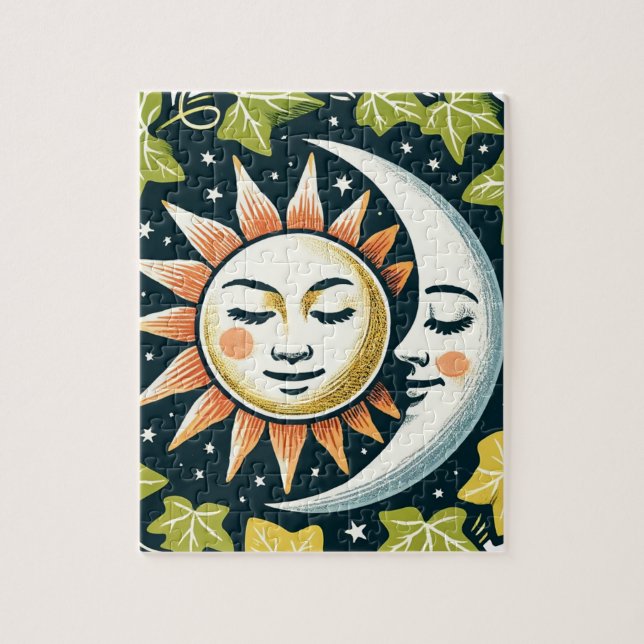 Sonne und Mond Efeu                                (Vertikal)