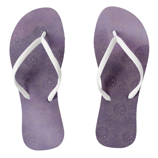 Sonne und Mond Flip Flops (Fußbett)