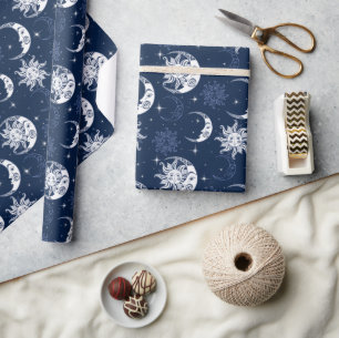 Sonne und Mond Geschenkpapier