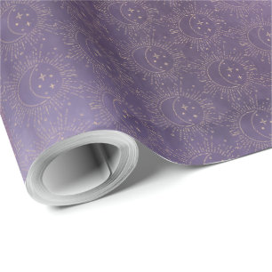Sonne und Mond Geschenkpapier
