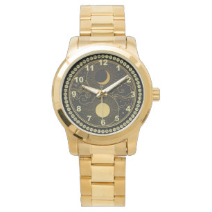 Sonne und Mond/Gott und Göttin Armbanduhr