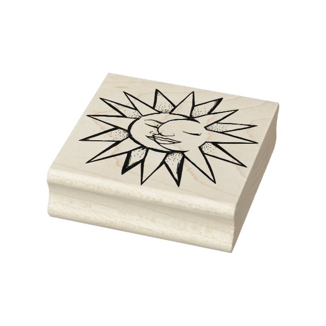Sonne und Mond Gummistempel (Stempel)