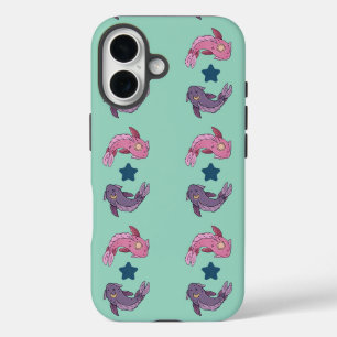Sonne- und Mond-Koi-Fisch Himmelsfische-Kunst iPhone 16 Hülle