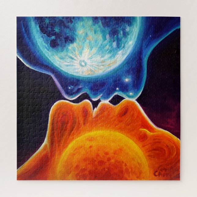 Sonne und Mond küssen (Vertikal)