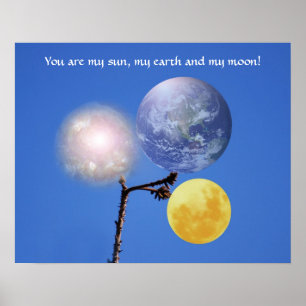 Sonne und Mond Poster