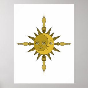 Sonne und Mond Poster