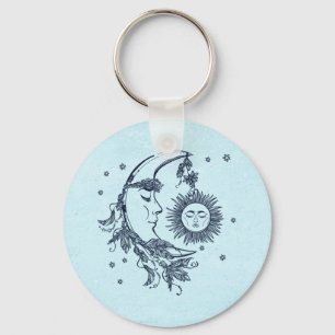 Sonne und Mond Schlüsselanhänger